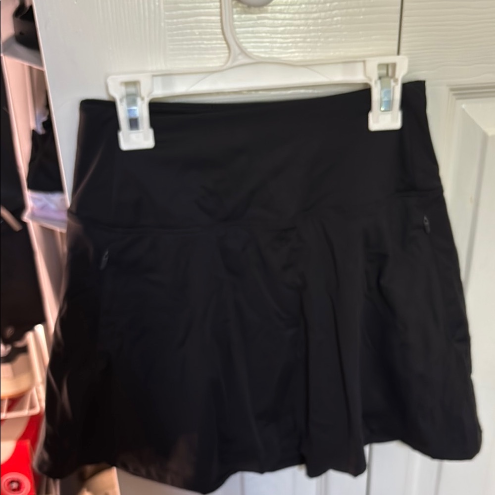 Black Athletic golf/ tennis Skirt